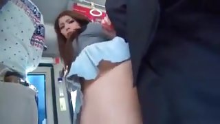 Thick ass japanese girl fucked on bus