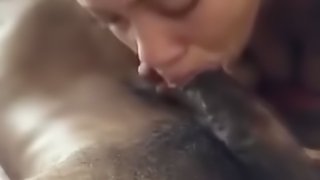 Mixed Girl Deepthroat BBC Pt 3 #EatThatDickChallenge