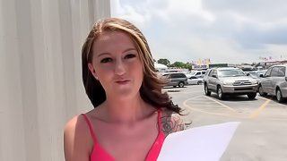 Cute Kendra Cole gives head and fucks hard in a POV video
