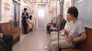 He meets her on the train, takes her home and fucks her