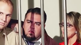 Sexy doctor gets fucked in prison