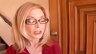 Nina Hartley has her face fucked brutally by coal Charlie Macc